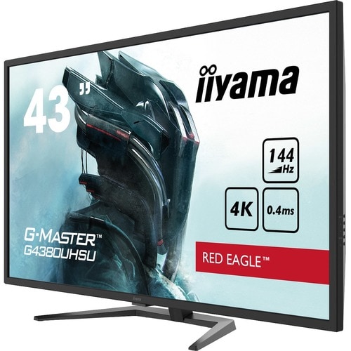 iiyama G-MASTER Red Eagle G4380UHSU-B1 43 Zoll Class 4K UHD Gaming-LCD-Monitor - 16:9 Format - Mattschwarz - 108 cm (42,5 