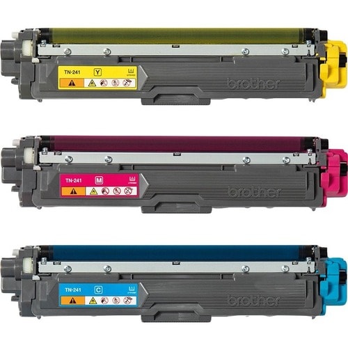 Brother TN241CMY Original Laser Toner Cartridge - Cyan, Magenta, Yellow Pack - 1400 Pages Cyan, 1400 Pages Magenta, 1400 P
