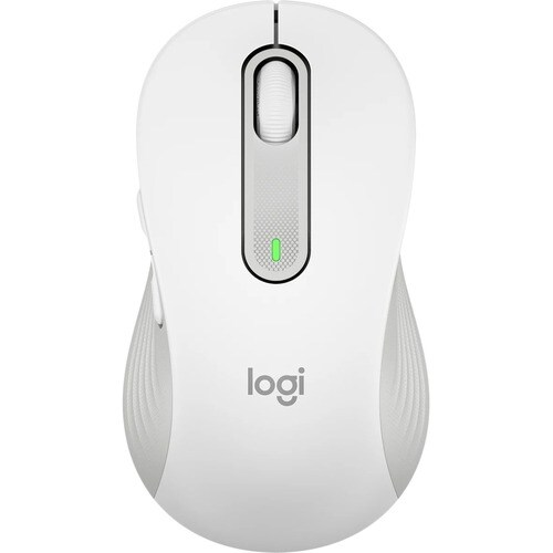 Logitech Signature M650 L Rato - Bluetooth/Radiofrequência - USB - Ótico - 5 Taste(n) - 5 Programmable Button(s) - Branco 