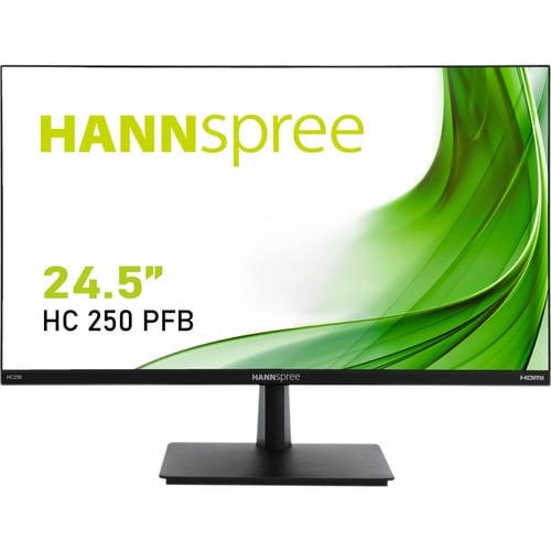 Monitor LCD Hannspree HC250PFB 62,2 cm (24,5") Full HD WLED - 16:9 - Nero - 635 mm Class - Tecnologia Twisted nematic (TN)
