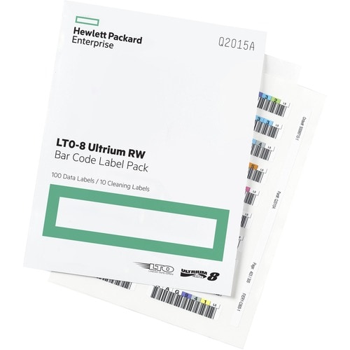 STOK PYP:HPE LTO-8 30TB RW Bar Code Label Pack