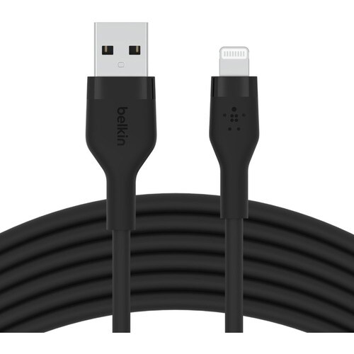 BELKIN BOOST CHARGE CABLE USB-A TO LTG SILICONE 3M BLACK