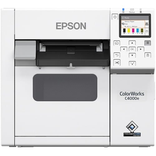 Stampante a getto di inchiostro Epson CW-C4000E (MK) - Colore - Etichetta stampabile - 6,9 cm (2,7") LCD Schermo - 108 mm 