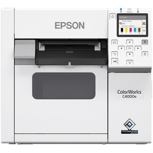 Epson CW-C4000E (MK) Desktop Tintenstrahldrucker - Farbe - Etikettendruck - Gigabit-Ethernet - USB - USB-Schnittstelle - W