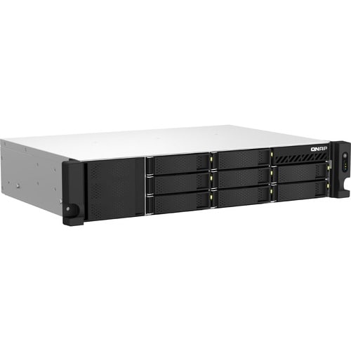 QNAP TS-873AEU-RP-4G 8 x Total Bays SAN/NAS Storage System - 5 GB Flash Memory Capacity - AMD Ryzen V1500B Quad-core (4 Co