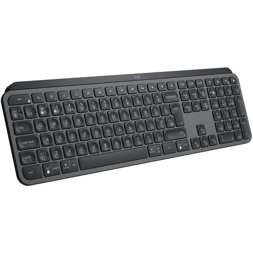 Logitech MX Keys for Business Keyboard - Wireless Connectivity - English (UK) - QWERTY Layout - Graphite - MX Keyswitch - 