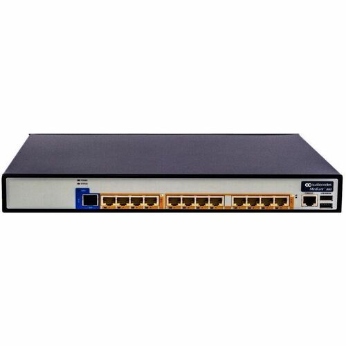 AudioCodes Mediant 800B VoIP Gateway - TAA Compliant - 12 x RJ-45 - Management Port - Gigabit Ethernet - E-carrier, T-carr