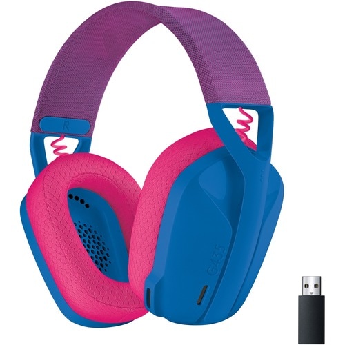 Auriculares de gaming Logitech G435 Inalámbrico Sobre la oreja Estéreo - Rosa, Azul - Cerrado - 1000cm - Bluetooth - 45Ohm