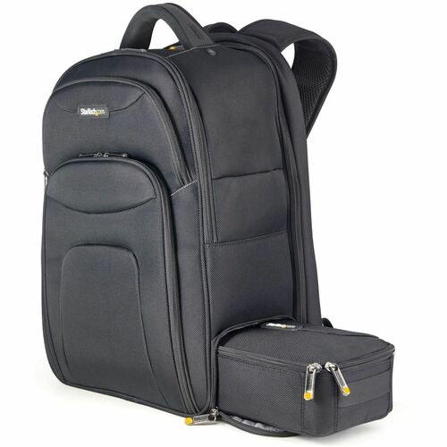 StarTech.com 17.3" Laptop Backpack w/ Removable Accessory Case, Professional IT Tech Backpack for Work/Travel/Commute, Nyl