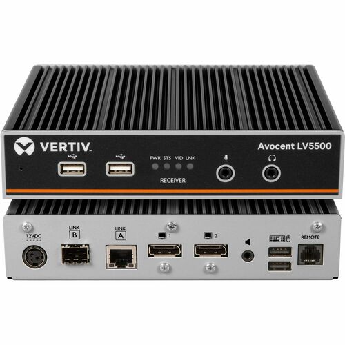 Vertiv AVOCENT LongView LV5500R Digital - Com fios - Compatível com TAA - 1 Computador(es) - 1 Utilizador(es) local(ais) -