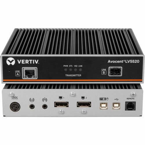 Vertiv AVOCENT LongView LV5520T Digital - Com fios - Compatível com TAA - 1 Computador(es) - 1 Utilizador(es) local(ais) -