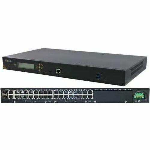 Perle IOLAN SCG34 R-D Console Server - 1000 MB - Twisted Pair, Optical Fiber - 2 Total Expansion Slot(s) - 2 x Network (RJ