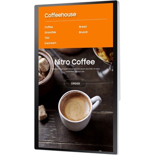 Samsung KM24A 609.60 mm LCD Digital Signage Display - Touchscreen - 1920 x 1080 - 250 cd/m² - 1080p - USB - HDMI - Serial 