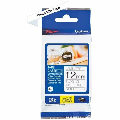 Etikettenband Brother P-touch - - DurchmesserKlebefilm - Weiß - 1 / Pack