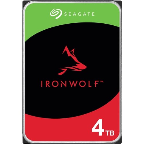 Seagate IronWolf ST4000VN006 4 TB Hard Drive - 3.5" Internal - SATA (SATA/600) - Conventional Magnetic Recording (CMR) Met