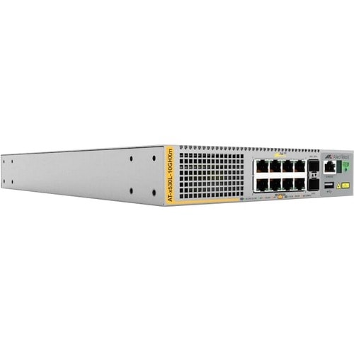Allied Telesis x530L x530L-10GHXm 8 Ports Manageable Layer 3 Switch - 10 Gigabit Ethernet, 5 Gigabit Ethernet - 10GBase-X,