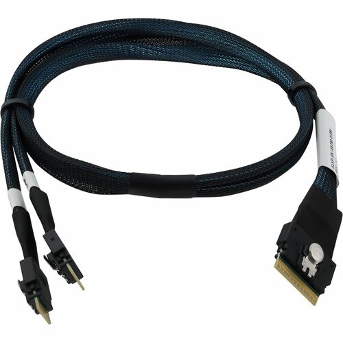 Câble pour transfert de données Microchip - 80 cm SlimSAS - Cable for Fond, Adaptateur RAID, Adaptateur de bus hôte