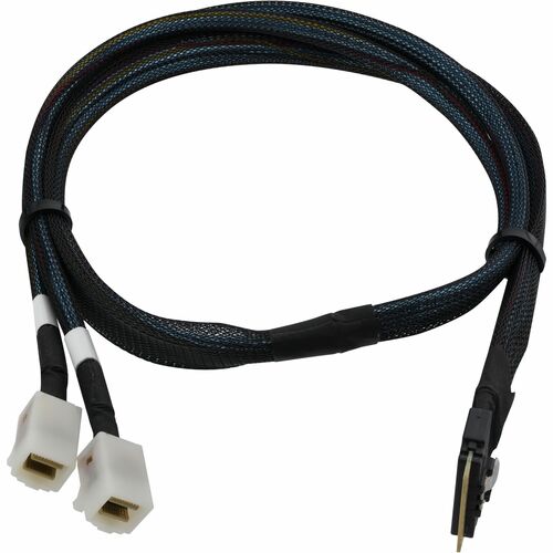 Microchip 80 cm Mini-SAS HD/SlimSAS Datentransferkabel - Cable for RAID-Adapter, Host-Bus-Adapter, Backplane, Gehäuse - 24