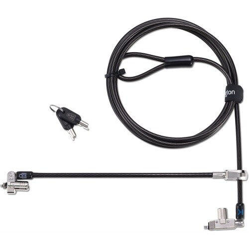 Câble de verrouillage Kensington Slim Pour Ordinateur Portable - Verrouillage en T breveté T-bar - Plastique - Pour Ordina