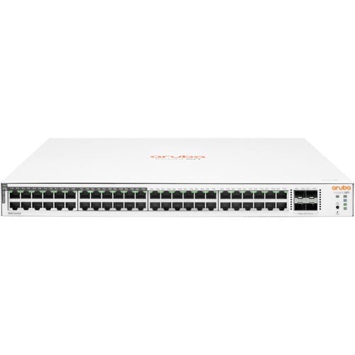 HPE Instant On 1830 48 Ports Manageable Ethernet Switch - Gigabit Ethernet - 1000Base-T, 1000Base-X - 2 Layer Supported - 