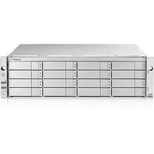 Promise Vess R3600iD 16 x Total Bays SAN/NAS Storage System - 192 TB HDD - 16 GB RAM - 3U Rack-mountable - 16 x HDD Instal
