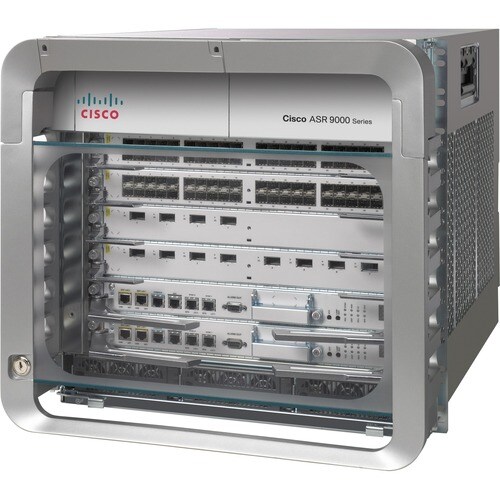 Cisco ASR 9000 ASR 9006 Router - 4 Leitungskarte Steckplätze - 10U - Rackmontage, Schrankhalterung - 1 Jahr(e)