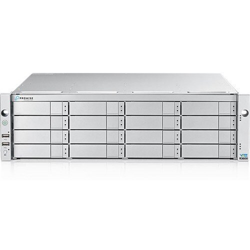 Promise Vess R3600tiD 16 x Gesamtzahl Einschübe SAN/NAS-Speichersystem - 8 GB RAM - 3U Rackmontage - 0 x HDD installiert -