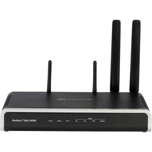 AudioCodes Mediant 500L VoIP Gateway - 8 x FXS - USB - Gigabit Ethernet - VDSL2/ADSL2+ - 1U High - Rack-mountable, Desktop