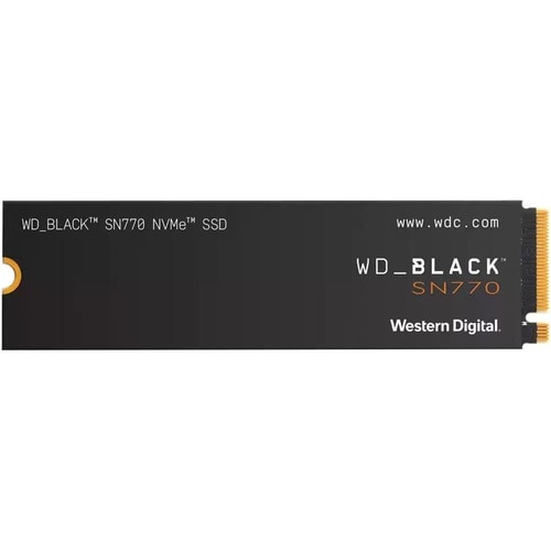 WD Black SN770 WDS250G3X0E 250 GB Solid State Drive - M.2 2280 Internal - PCI Express NVMe (PCI Express NVMe 4.0 x4) - Not