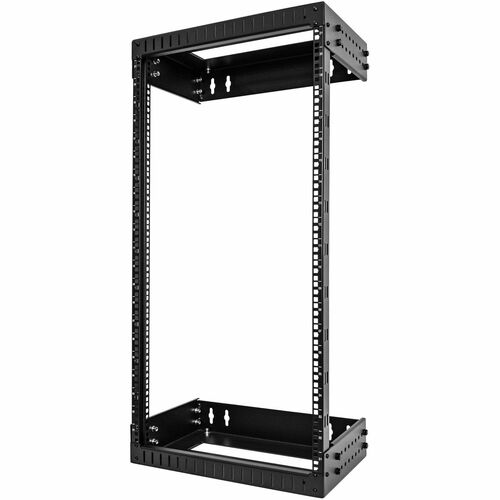 StarTech.com 2-Post 21U Heavy-Duty Wall Mount Network Rack, 19" Open Frame Server Rack with Adjustable Depth, Data Rack fo