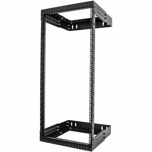 StarTech.com 2-Post 24U Heavy-Duty Wall Mount Network Rack, 19" Open Frame Server Rack with Adjustable Depth, Data Rack fo
