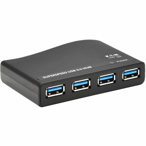 Tripp Lite by Eaton 4-Port USB-A Mini Hub - USB 3.x (5Gbps), International Plug Adapters - USB 3.2 (Gen 1) Type A - Portab