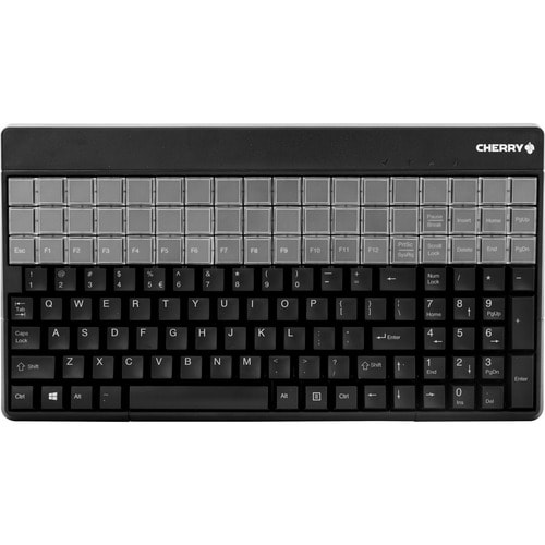 CHERRY G86-61400EUADAA POS Keyboard - QWERTY Layout - 135 Key(s) - 135 Programmable Key(s) - 54 Relegendable Key(s) - USB 