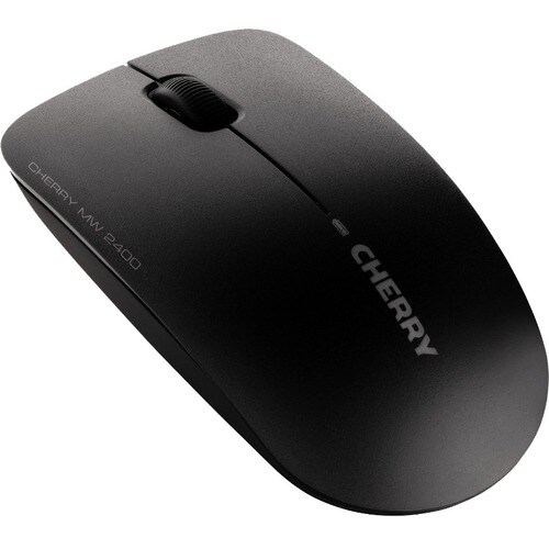 CHERRY MW 2400 Rato - Frequência de rádio - USB 2.0 - Ótico - 3 Taste(n) - Preto - 10 - Sem fios - 2.40 GHz - 1200 dpi - R