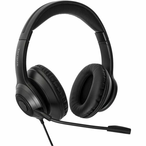 Targus AEH102GL Wired Over-the-head, Over-the-ear Stereo Headset - Black - Binaural - Circumaural - 182.9 cm Cable - Omni-