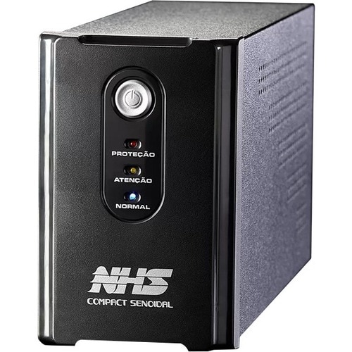 NOBREAK NHS COMPACT SENOIDAL (1000VA/B.7AH/PRETO/USB)