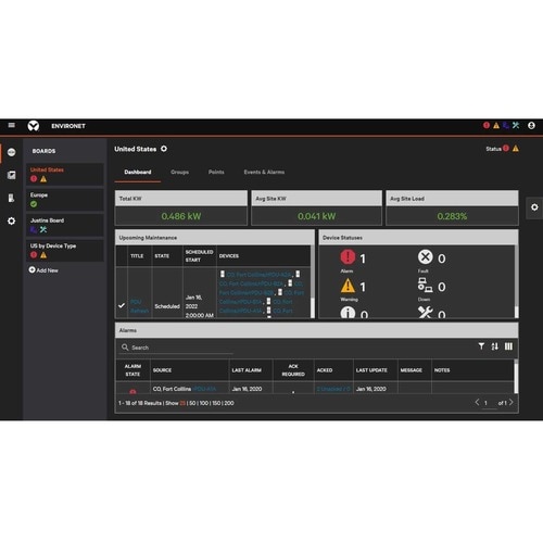 Vertiv Environet Alert Data Center Monitoring 100 Device License - Vendor-Neutral SNMP Devices | Customizable Scalable Eas