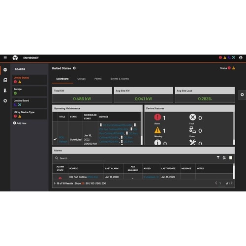 Vertiv Environet Alert Data Center Monitoring 500 Device License - Vendor-Neutral SNMP Devices| Customizable Scalable Easy