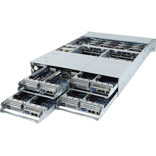 Gigabyte H252-Z10 Barebone System - 2U Rack-mountable - Socket SP3 - 1 x Processor Support - AMD Chip - 128 GB DDR4 SDRAM 