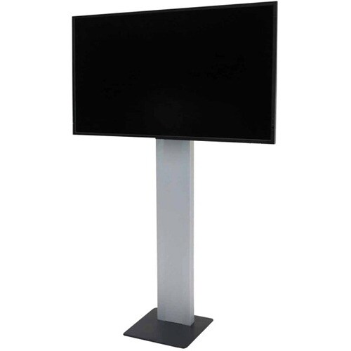 Fixation au Sol Erard Pro XPO pour Ecran - Noir, Argenté - 70 kg Max - 1700 x 800 - Compatibilité VESA - Acier, Aluminium