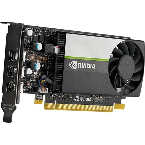 Carte Graphique PNY NVIDIA T400 - 4 Go GDDR6 - Format Low-Profile - 420 MHz Matériau - 1,43 GHz Boost clock - 64 bit Large