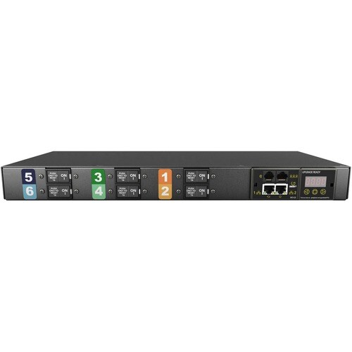 Vertiv Geist MG03E1R1-06L193-3PS56B2H10-S PDU - Monitored - 3P+N+E (IP44) - 6 x U-Lock IEC 60320 C19 - 32 A - 230 V AC, 40