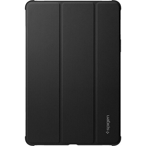 Spigen Rugged Armor Pro Rugged Carrying Case (Book Fold) Samsung Galaxy Tab S7, Galaxy Tab S8 Tablet - Black - PU Leather,