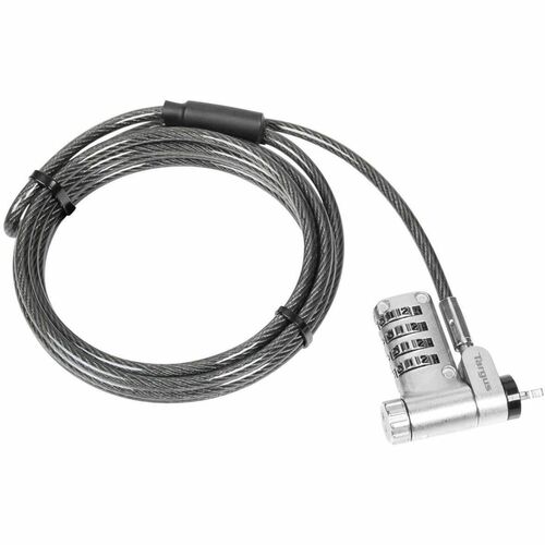 Targus DEFCON ASP96RGL Cable Lock For Monitor, Notebook, Docking Station, IP Phone - 1.98 m Cable - Resettable - 4-digit -