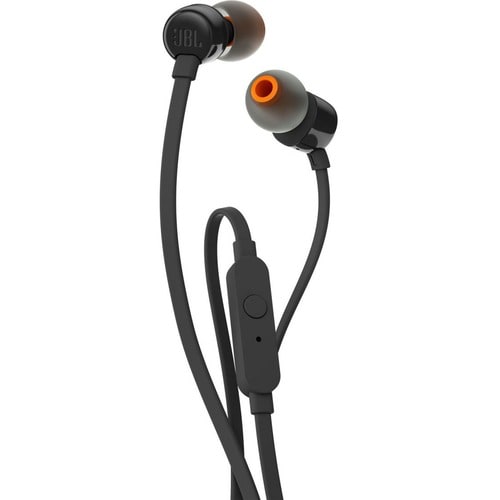 JBL T110 Earset - Stereo - Mini-phone (3.5mm) - Wired - 16 Ohm - 20 Hz to 20 kHz - Earbud - Binaural - In-ear - 120 cm Cab