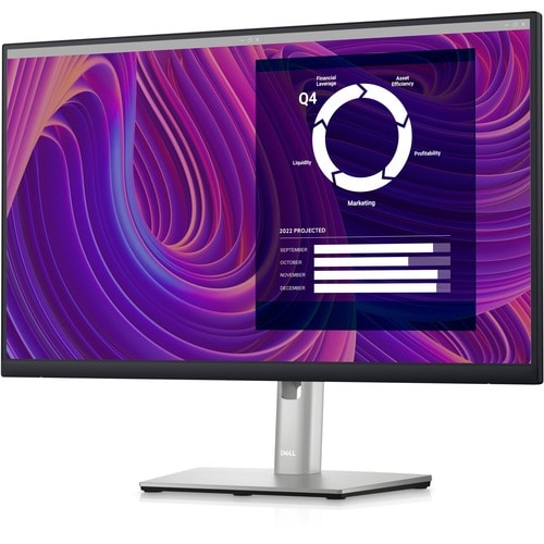 Dell P2423D 24" Class LCD Monitor - 16:9 - Black, Silver - 60.5 cm (23.8") Viewable - In-plane Switching (IPS) Black Techn