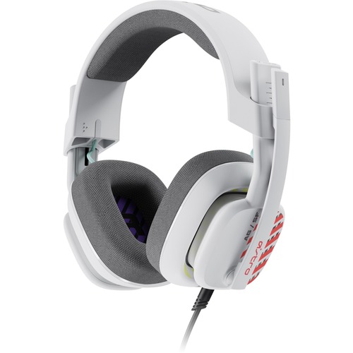 Astro A10 Wired Over-the-head Stereo Gaming Headset - White - Binaural - Circumaural - 32 Ohm - 20 Hz to 20 kHz - 200 cm C