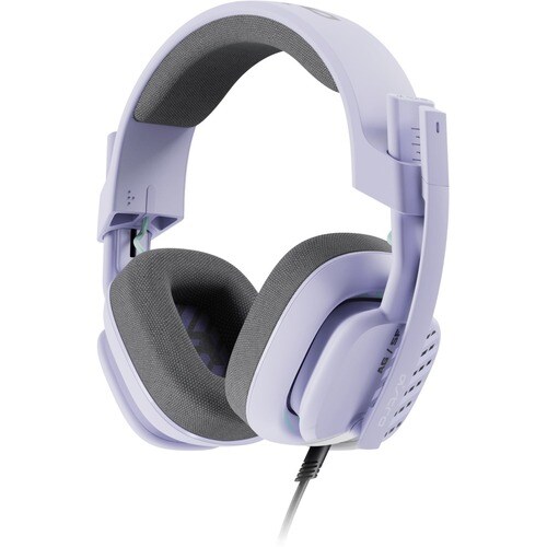 Astro A10 Wired Over-the-head Stereo Headset - Lilac - Binaural - Circumaural - 32 Ohm - 20 Hz to 20 kHz - Uni-directional