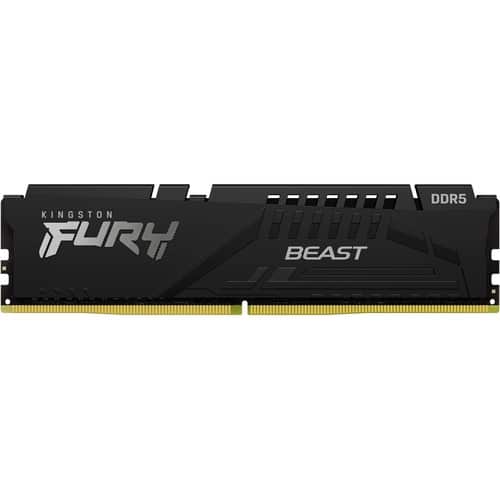 Modulo Memoria Kingston FURY Beast per Scheda Madre - 8 GB (1 x 8GB) - DDR5-5200/PC5-41600 DDR5 SDRAM - 5200 MHz Rango sin