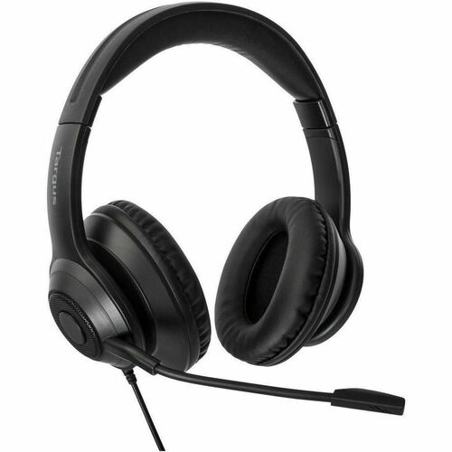 Casque Targus AEH102GL - Filaire - Design Sur tête, Par dessus l'Oreille, Supra-auriculaire - Stéréo - Couleur Noir - Bina